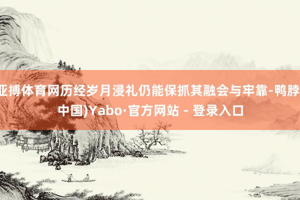 亚搏体育网历经岁月浸礼仍能保抓其融会与牢靠-鸭脖(中国)Yabo·官方网站 - 登录入口